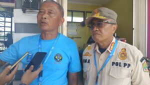 Asep Dedi Ketua Panpel (kiri), Uga Yugaswara Koordinator Keamanan (kanan)