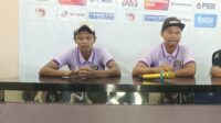 Ganjar Kapten PSGC Ciamis (kiri) dan Asisten Pelatih PSGC Ciamis Dicky Jong (kanan) foto: Fauza.