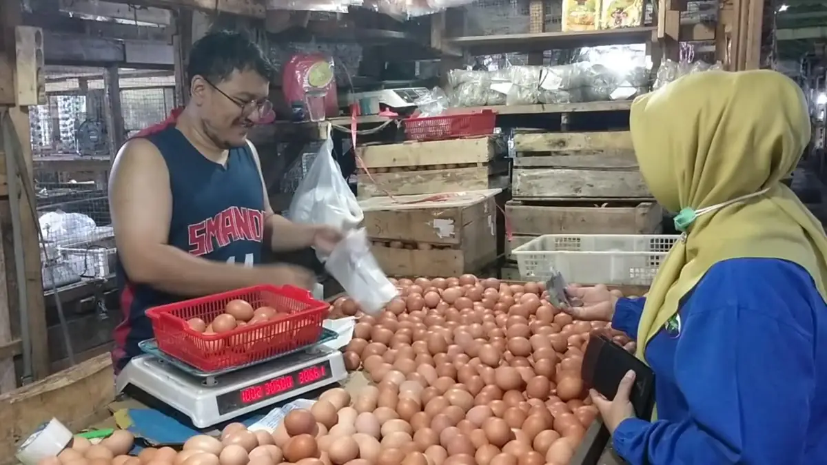 Image of Jelang puasa telur ayam dan telur puyuh naik, omset pedagang turun 20 persen