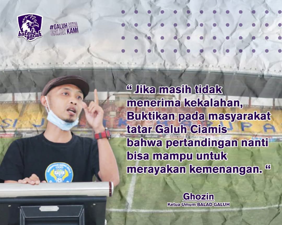 Ketua DPP Balad Galuh, Ghozin 