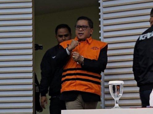 Hasto Kristiyanto ditahan KPK (foto:istimewa)