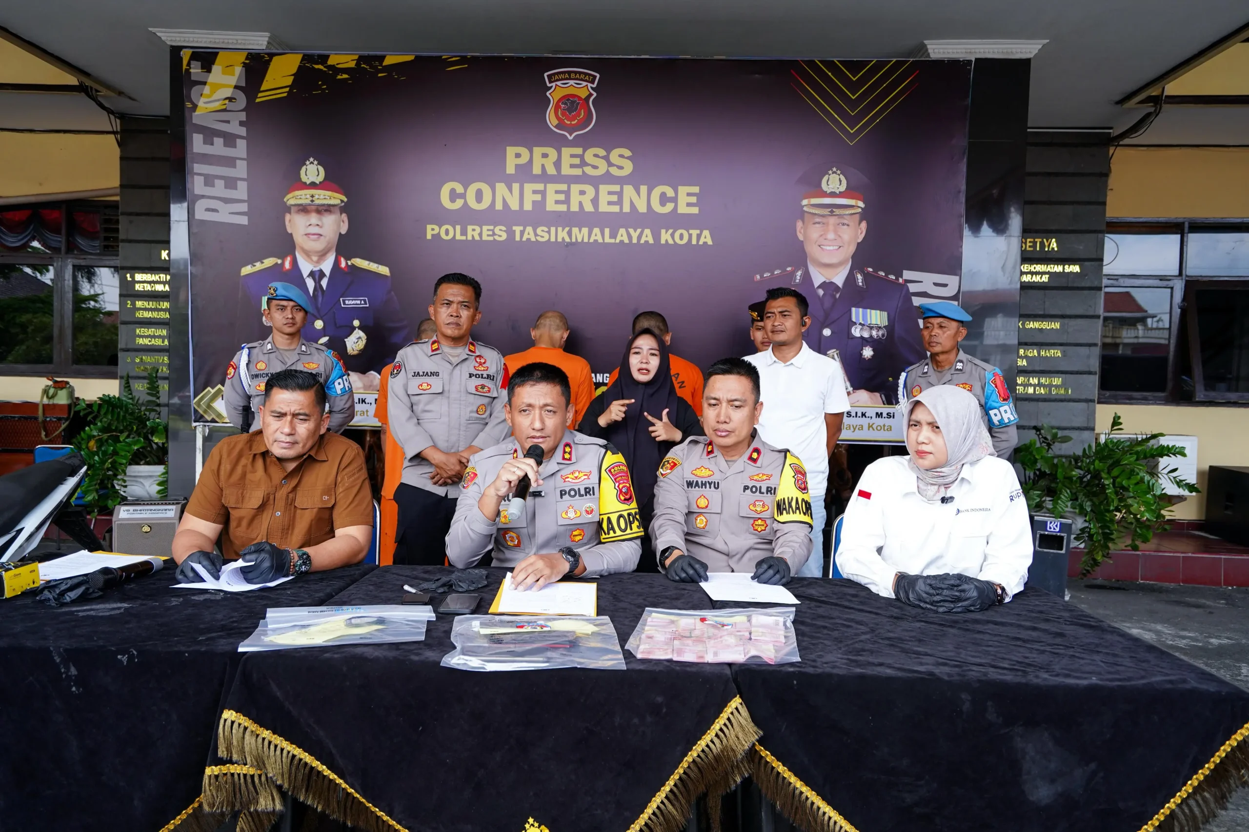 Pengungkapan Kasus Pemalsuan Uang Rupiah di Tasikmalaya