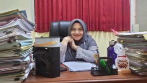 Kepala Bidang Rehabilitasi Sosial Dinsos Kota Banjar, Kokom Komala. (Foto: Abid)