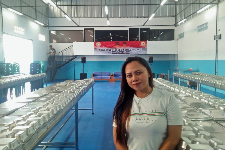 Dapur SPPG CV Alaska Rasa Nusantara milik Moena Rosliana direncanakan beroperasi akhir Juni 2025. Bakal jadi percontohan nasional dapur MBG. (Foto: Ist)