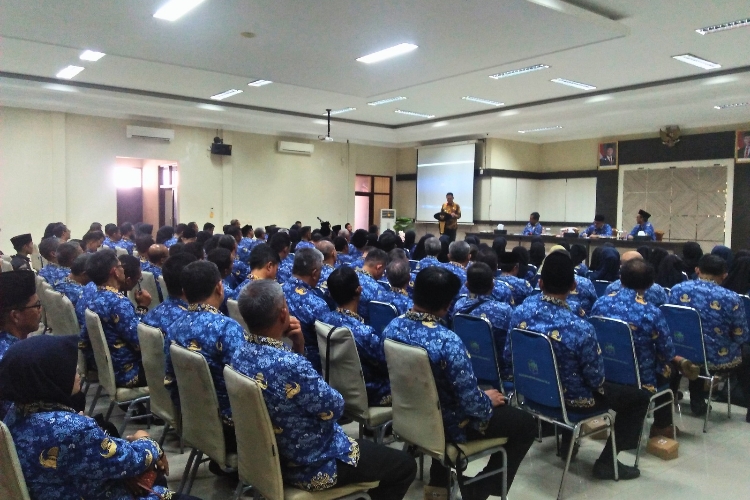 Sosialisasi jam malam untuk pelajar di Kabupaten Ciamis. (Foto: Ist)