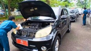 DPRKPLH Ciamis gelar uji emisi gratis. (Foto: Ist)