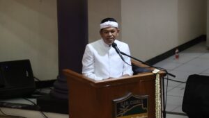 Gubernur Jabar Soroti Warisan Tatar Galuh Saat Ngarak Pataka di Hari Jadi Ciamis ke-383. (Foto: Ist)