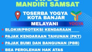 Kabar Baik! Warga Banjar Kini Bisa Bayar Pajak Kendaraan di Toserba Yogya Lewat KIOSK SAMSAT Kabar Baik! Warga Banjar Kini Bisa Bayar Pajak Kendaraan di Toserba Yogya Lewat KIOSK SAMSAT. (Foto: Istimewa)
