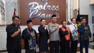Image of Doa bersama polres ciamis