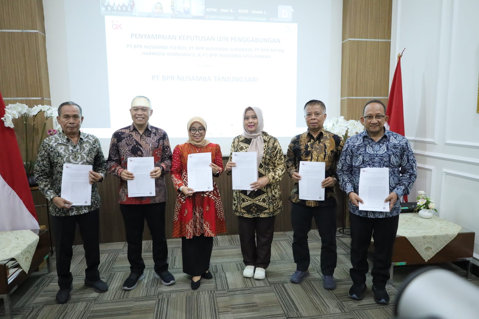 Image of Ojk resmikan konsolidasi 4 bpr menjadi pt bpr nusamba tanjungsari