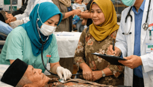 Pelayanan kesehatan pasca lebaran di tasikmalaya Image of Pelayanan kesehatan pasca lebaran di tasikmalaya