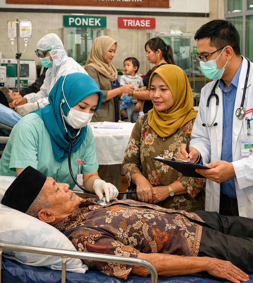 Image of Pelayanan kesehatan pasca lebaran di tasikmalaya