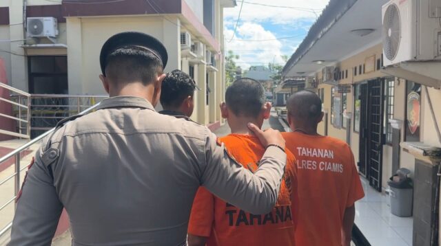 Image of Dua pelaku pencurian traktor di banjarsari ciamis dilumpuhkan timah panas