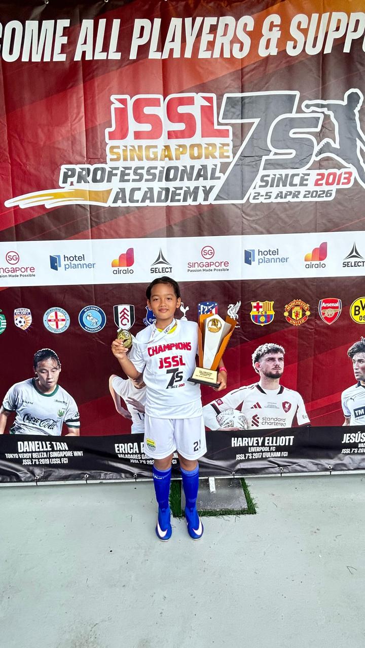 Image of Usia 10 tahun, reva wilona cetak sejarah manis di singapura bersama akademi persib putri