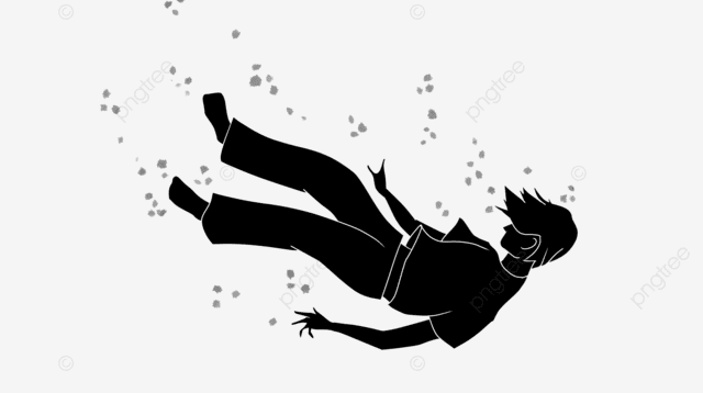 Image of Pngtree drowning boy silhouette png image 6542515