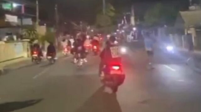 Image of Konvoi nobar persib berujung kecelakaan