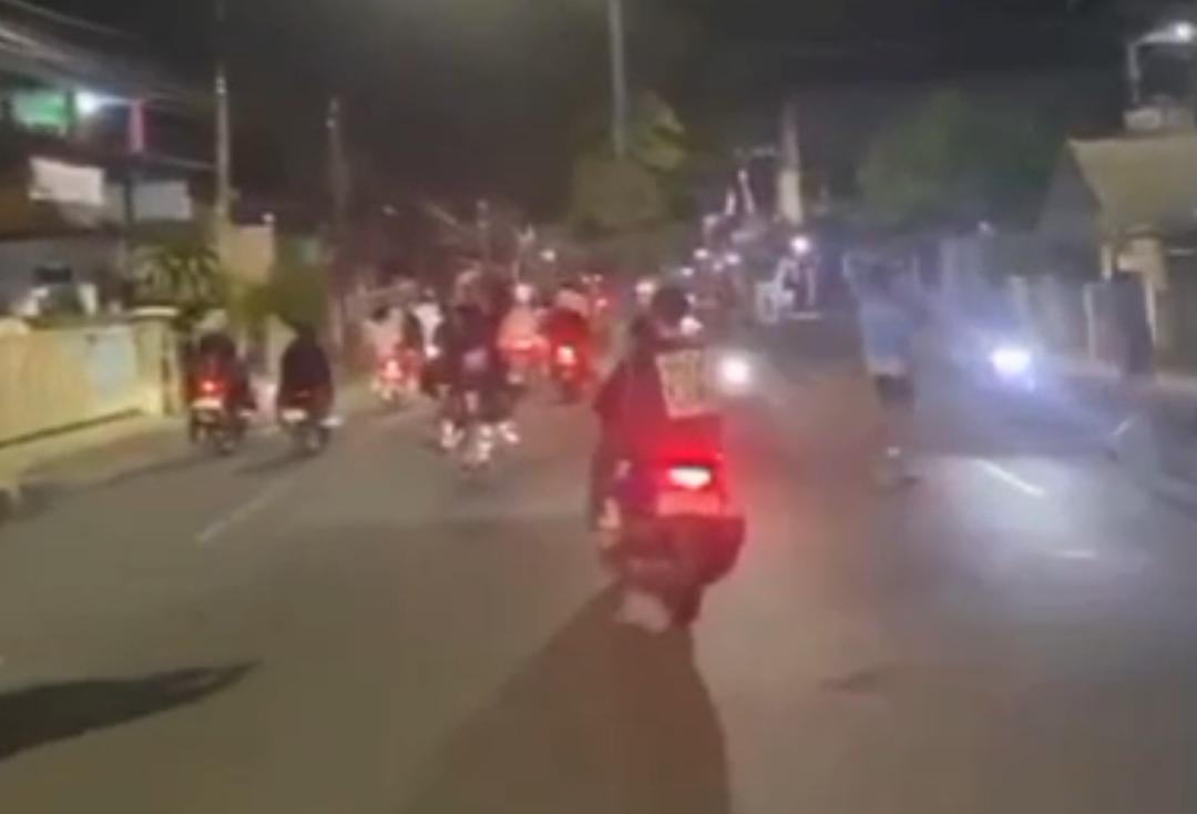 Image of Konvoi nobar persib berujung kecelakaan