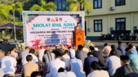 Image of Polres banjar gelar sholat idul adha 1447 h, perkuat semangat pengorbanan dan kepedulian sosial personel polri