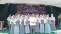 Image of Sman 1 pamarican lepas 197 lulusan angkatan ke 28, siswa siapkan sendiri seluruh rangkaian acara