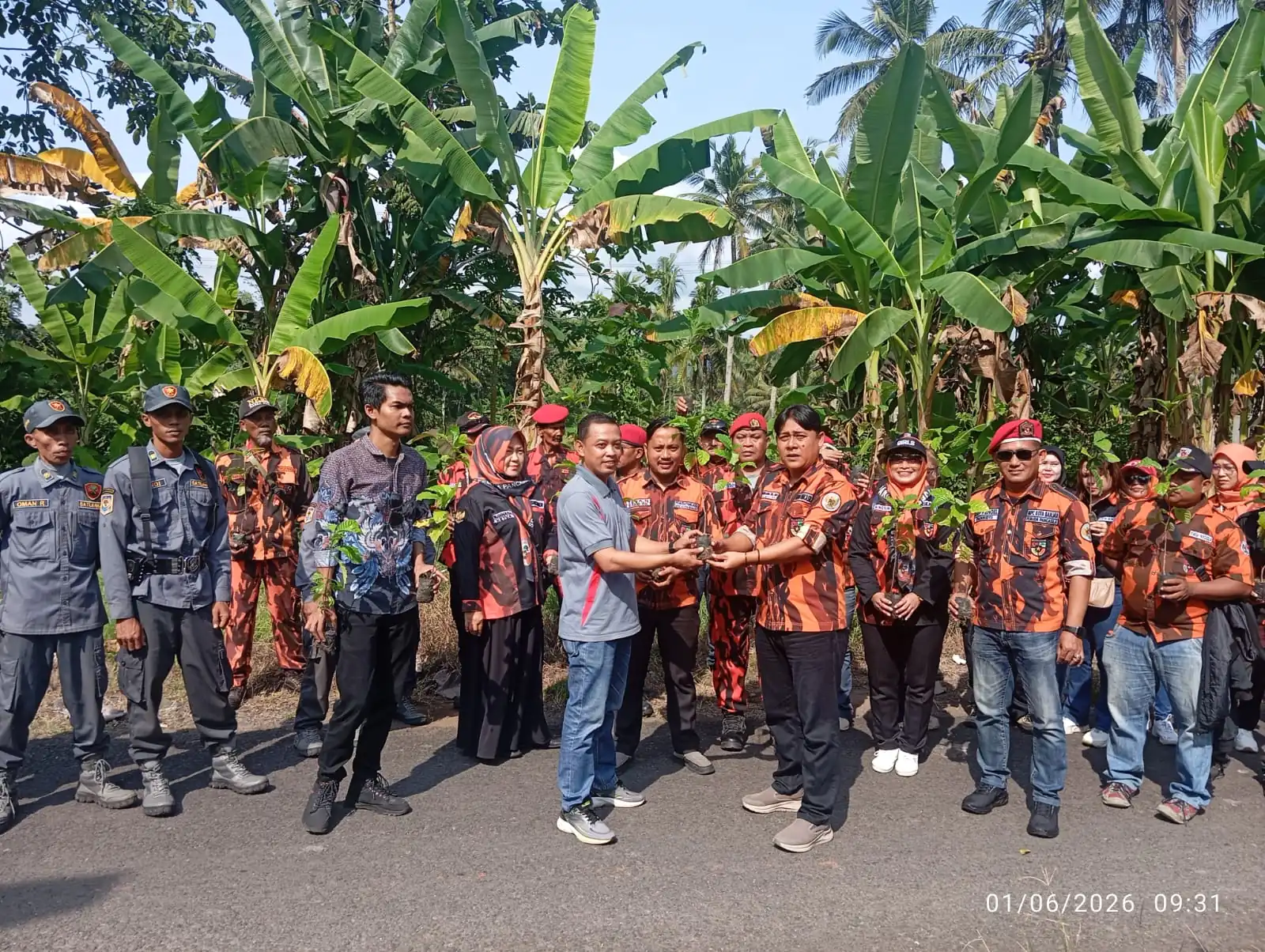 Image of Mpc pemuda pancasila kota banjar tanam 1.000 pohon serentak se jawa barat peringati hari lahir pancasila
